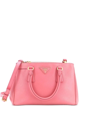 Prada Pre-Owned Double Zip Lux Saffiano Leather Small tote bag - Pink