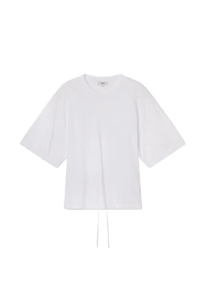 AGOLDE Ellery lace-detail cotton T-shirt - White