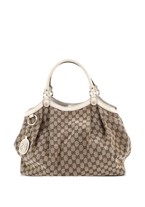 Gucci Pre-Owned Sukey GG Canvas with Leather Large tote bag - Brown