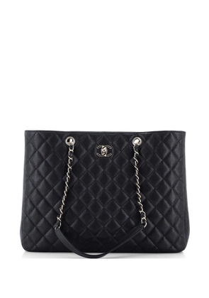 CHANEL Pre-Owned Classic CC Shopping Quilted Caviar Large tote bag - Black