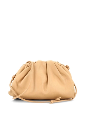 Bottega Veneta Pre-Owned The Pouch Leather Mini crossbody bag - Neutrals