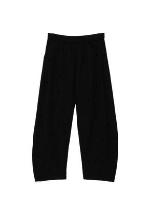 CROQUIS polka-dot trousers - Black