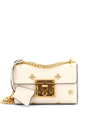 Gucci Pre-Owned Padlock Printed Leather Small shoulder bag - White