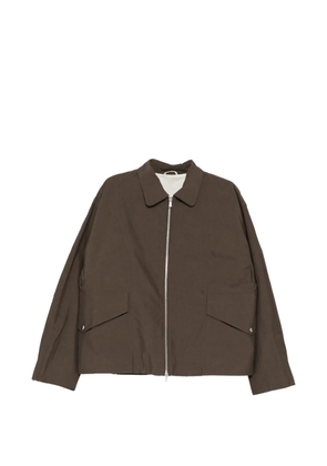 CROQUIS collared jacket - Brown