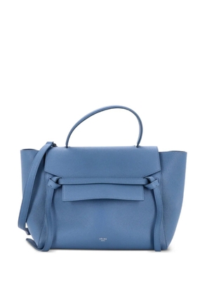 Celine Pre-Owned Belt Bag Textured Leather Mini shoulder bag - Blue