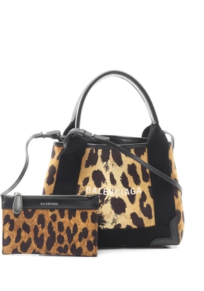 Balenciaga Pre-Owned 2010s leopard-pattern tote bag - Neutrals