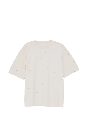 CROQUIS geometric-print T-shirt - Neutrals