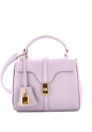 Celine Pre-Owned 16 Top Handle Bag Smooth Calfskin Mini satchel - Purple