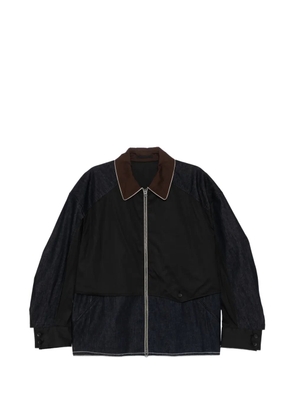 CROQUIS colour-block jacket - Black
