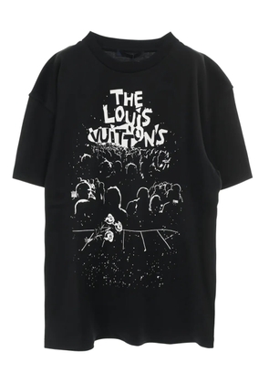 Louis Vuitton Pre-Owned concert-print crew-neck T-shirt - Black