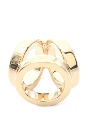 Hermès Pre-Owned 2010s mini Trio scarf ring - Gold