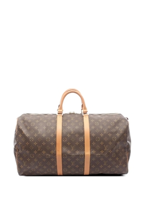 Louis Vuitton Pre-Owned 2001 55 Keepall duffe bag - Brown