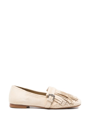 Ermanno Scervino fringe buckle loafers - Neutrals