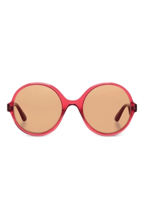 Bally Ursula round-frame sunglasses - Red
