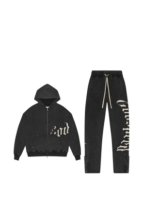 GODSPEED stripe-trim jersey tracksuit - Black