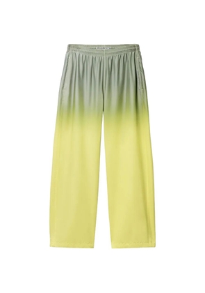Alexander Wang reflective-effect track pants - Yellow