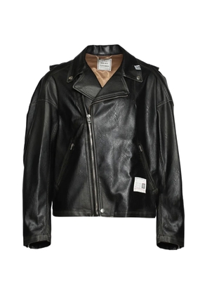 Maison MIHARA YASUHIRO zip cotton jacket - Black