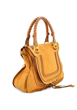 Chloé Pre-Owned Marcie Leather Medium shoulder bag - Orange