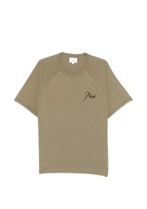 RHUDE raglan T-shirt - Green