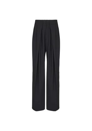 Balmain knife-pleats tailored trousers - Black