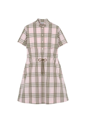 Burberry check cotton dress - Pink