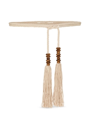 Balmain rope tie belt - Neutrals