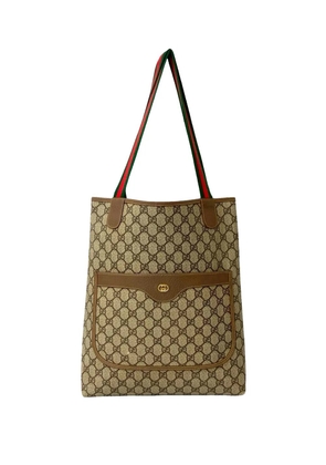 Gucci Pre-Owned 20th Century GG Supreme Web tote bag - Brown