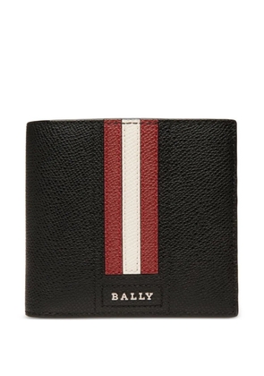 Bally stripe leather wallet - Black
