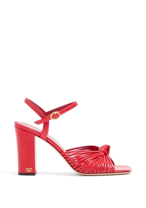 Valentino Garavani Annet kidskin sandals 90mm - Red