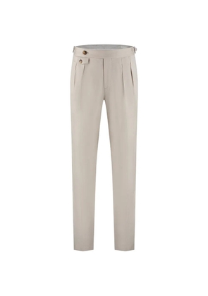 Brunello Cucinelli button-embellishment trousers - Neutrals