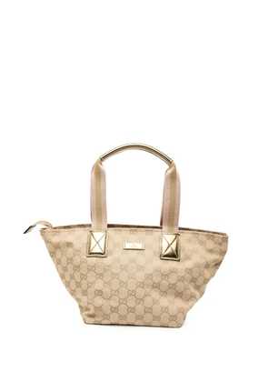Gucci Pre-Owned 2000-2015 GG Canvas Web handbag - Brown