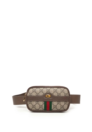 Gucci Pre-Owned 2016-2025 Small GG Supreme Web Ophidia belt bag - Brown