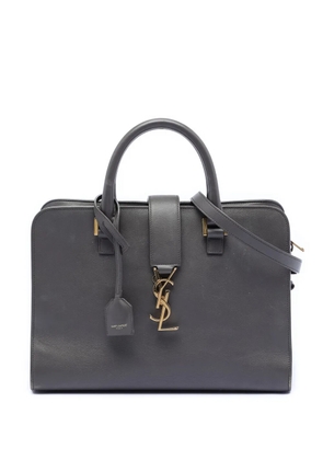 Saint Laurent Pre-Owned 2014 Small Leather Monogram Cabas satchel - Grey