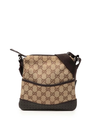 Gucci Pre-Owned 2016-2025 Small GG Canvas Perforated crossbody bag - Brown