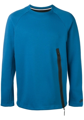 Nike side zip sweatshirt - Blue