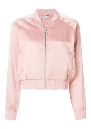PUMA cropped bomber jacket - Pink