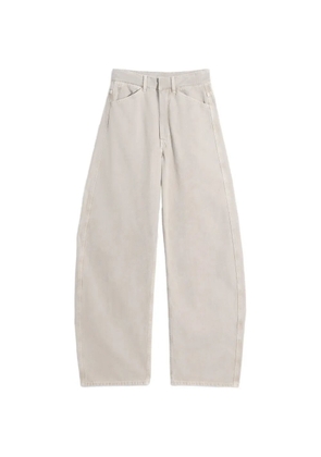 LEMAIRE twisted-seam high-waisted trousers - Neutrals