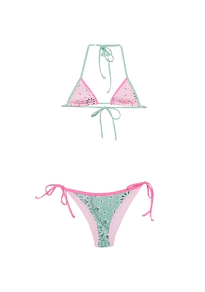MC2 Saint Barth Leah floral-print triangle bikini - Pink