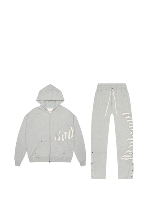 GODSPEED stripe-trim jersey tracksuit - Grey