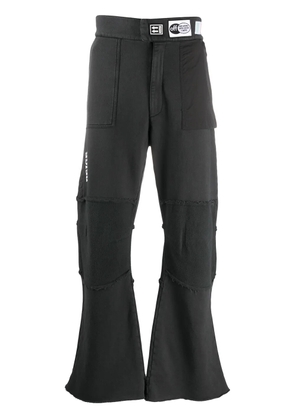 Off-White parachute patchwork track pants - Black