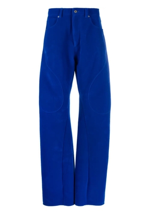 Off-White Flock Contour tapered trousers - Blue