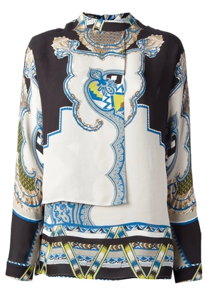 ETRO mixed print blouse - Neutrals