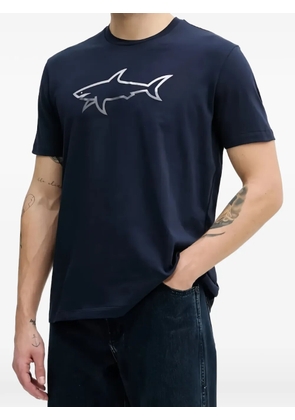 Paul & Shark shark-print T-shirt - Blue