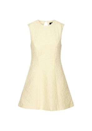 ROTATE BIRGER CHRISTENSEN crew-neck mini dress - Yellow