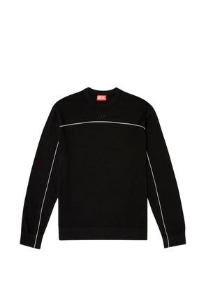 Diesel K-Verene logo-detail sweater - Black