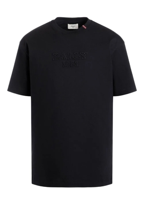 Bally logo-embroidered T-shirt - Black