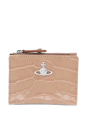 Vivienne Westwood logo-detail embossed wallet - Pink