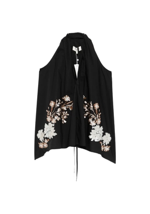 PSOPHIA floral halterneck top - Black