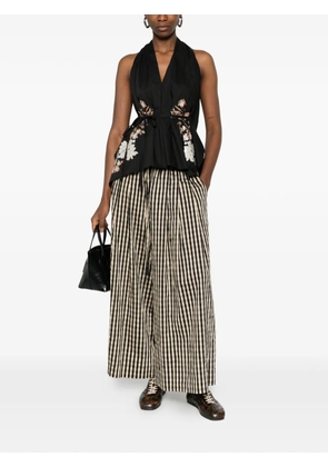 PSOPHIA floral halterneck top - Black