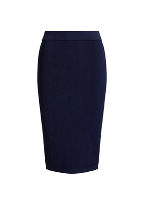 Lauren Ralph Lauren ribbed pencil skirt - Blue